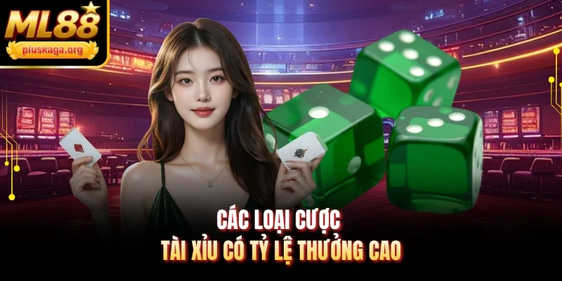 Các loại cược tài xỉu có tỷ lệ thưởng cao